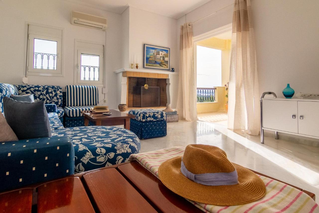 Villa House With Amazing Ocean View And Patio - Pool à Porto Heli Extérieur photo