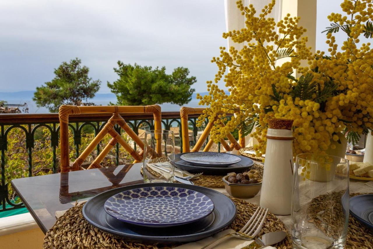 Villa House With Amazing Ocean View And Patio - Pool à Porto Heli Extérieur photo