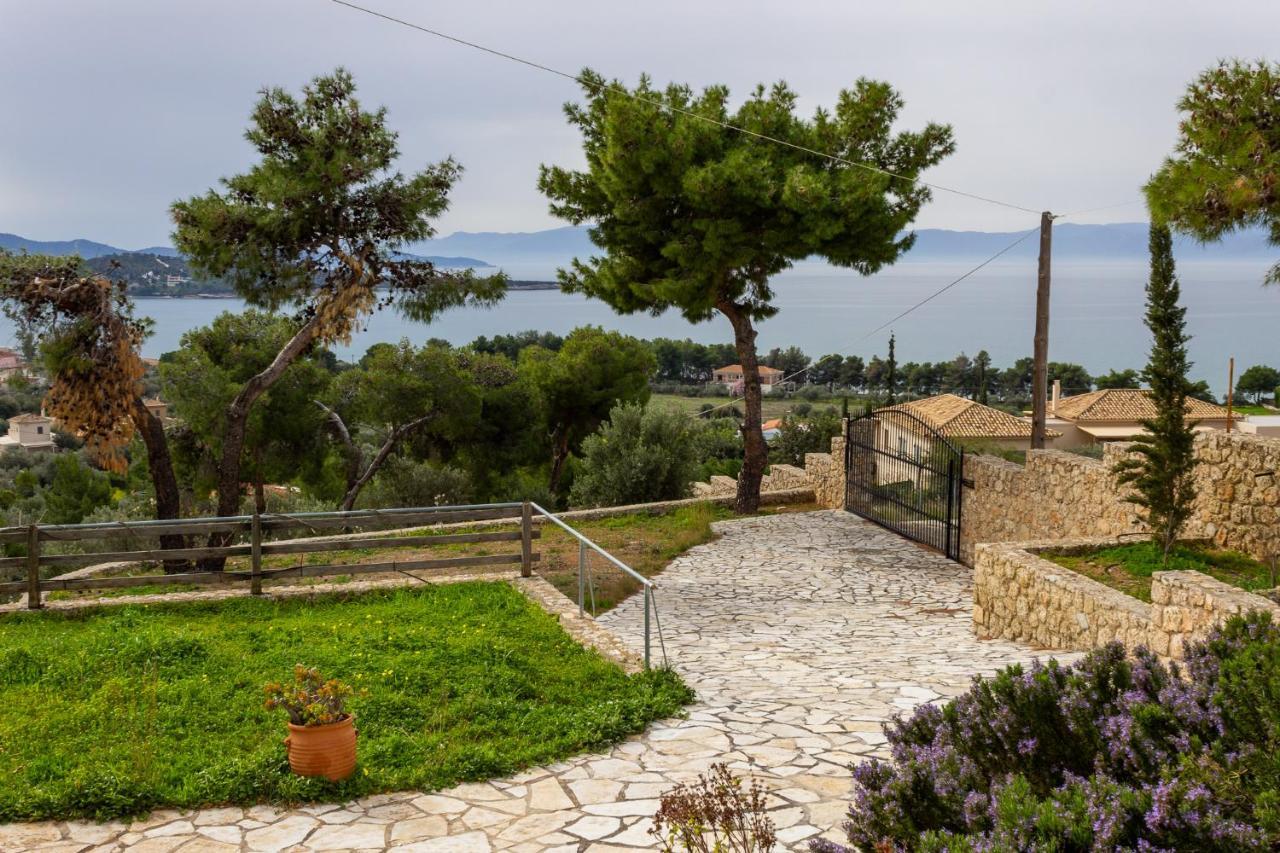 Villa House With Amazing Ocean View And Patio - Pool à Porto Heli Extérieur photo