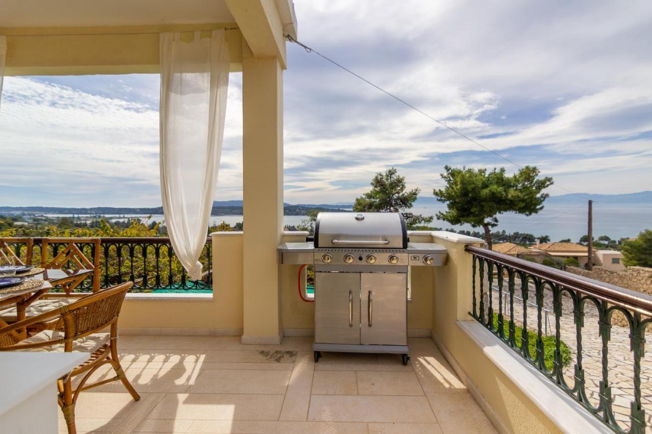 Villa House With Amazing Ocean View And Patio - Pool à Porto Heli Extérieur photo