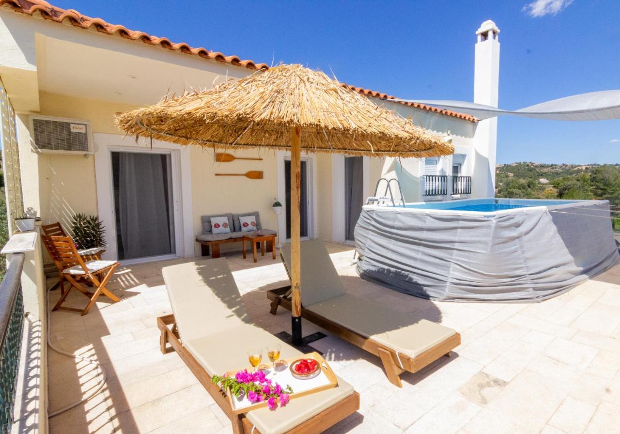 Villa House With Amazing Ocean View And Patio - Pool à Porto Heli Extérieur photo